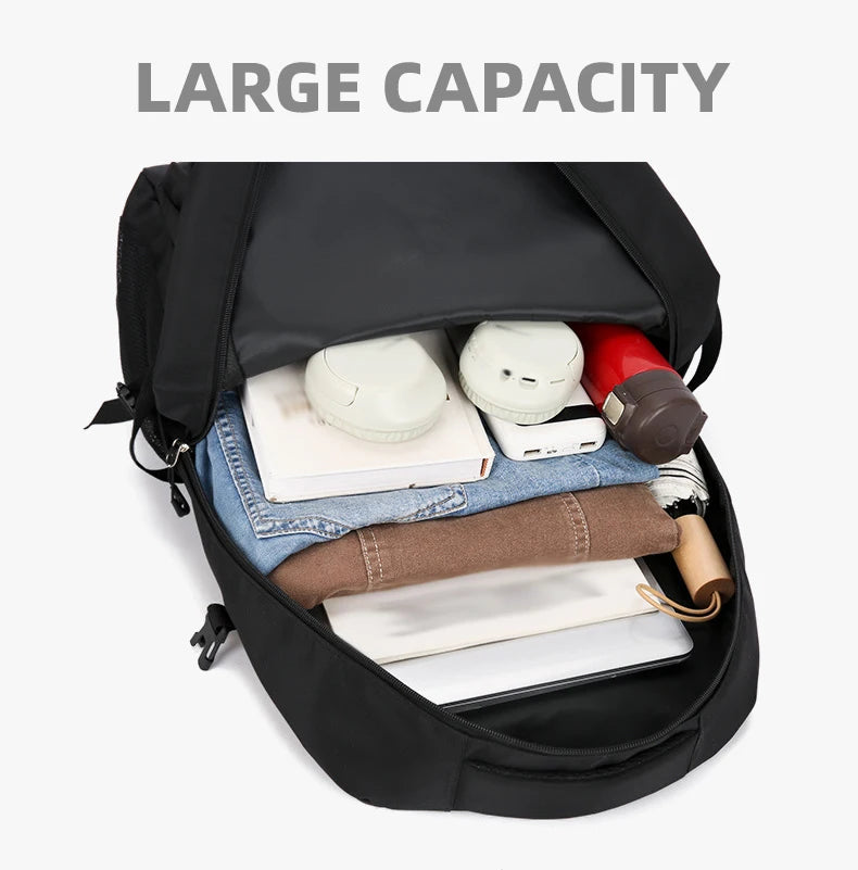 60L Travel Backpacks Men Business Laptop Pack Large Capacity 15.6 Inch Computer Bag Travel Commuting Daypack College Student Bag