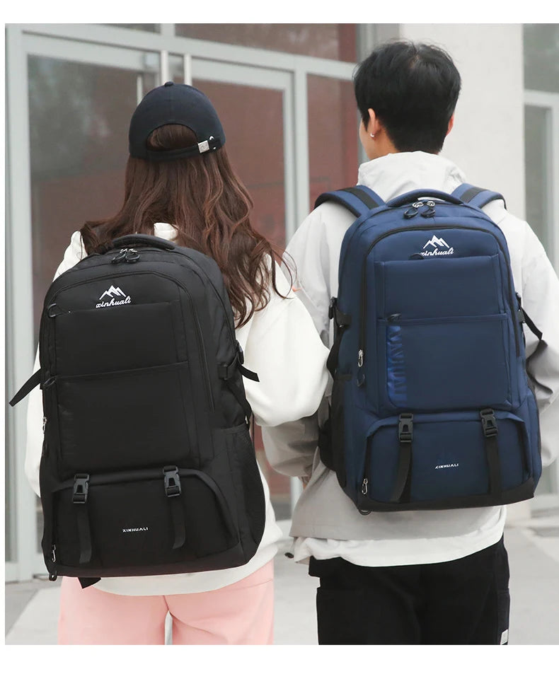 60L Travel Backpacks Men Business Laptop Pack Large Capacity 15.6 Inch Computer Bag Travel Commuting Daypack College Student Bag