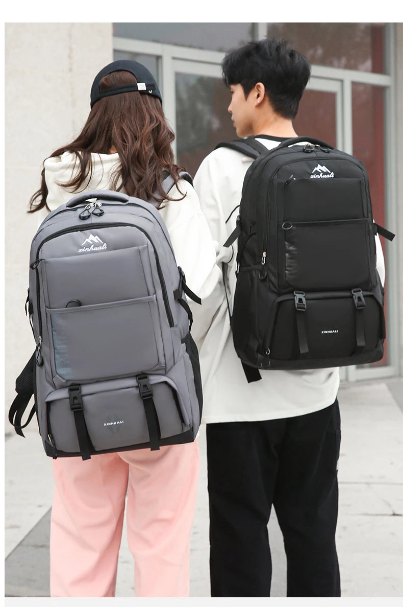 60L Travel Backpacks Men Business Laptop Pack Large Capacity 15.6 Inch Computer Bag Travel Commuting Daypack College Student Bag