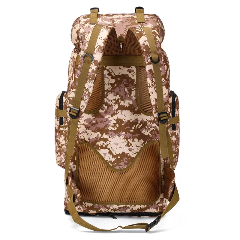 80L/100L Mountaineering Bag Climb Bag Tactical Backpacks Large Backpack Outdoors Hiking Camping Travel Bags