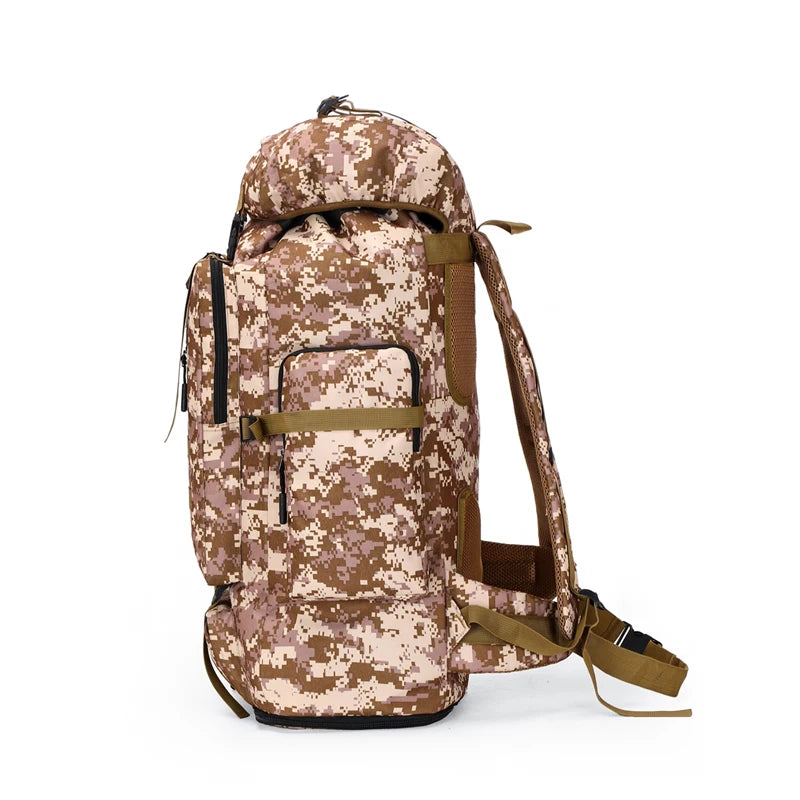 80L/100L Mountaineering Bag Climb Bag Tactical Backpacks Large Backpack Outdoors Hiking Camping Travel Bags