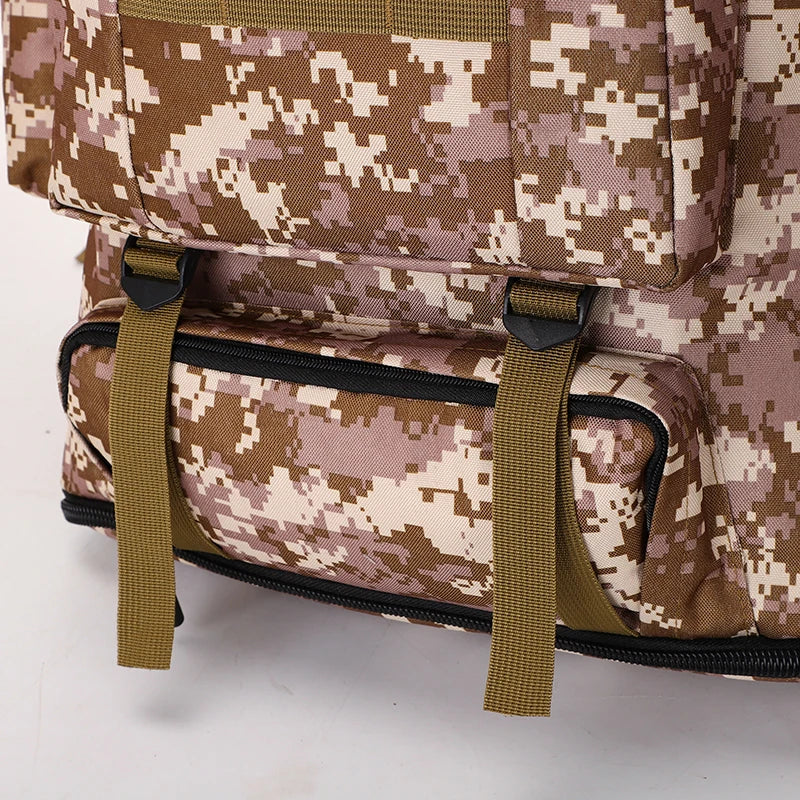 80L/100L Mountaineering Bag Climb Bag Tactical Backpacks Large Backpack Outdoors Hiking Camping Travel Bags