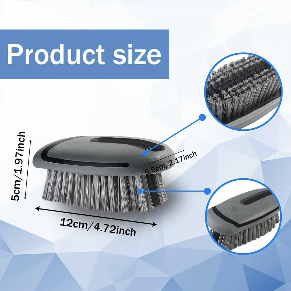 Carpet and Upholstery Cleaning Brush, Car Detailing Brush, Carpet Scrubber Stiff Bristle Detailing Scrub Brushes, Universal Car Accessories Interior Leather Brush for Car, Home, Couch