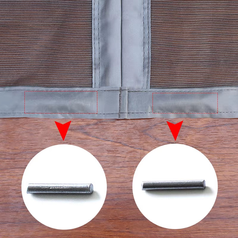 Strong Magnetic Door Curtain Encryption Invisible Anti- Mosquito Mesh Net Customized the Automatic Closing Screen Door Curtain