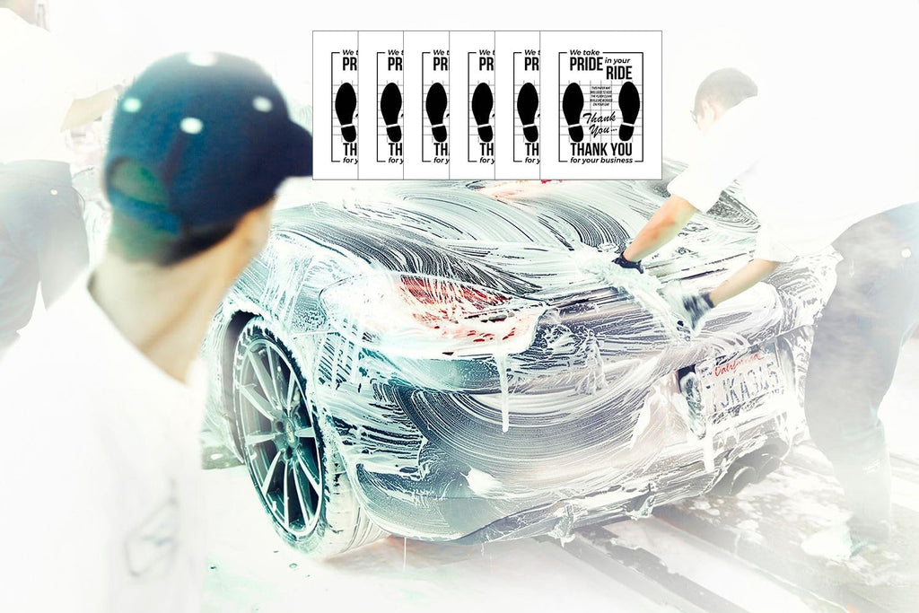 White Car Paper Floor Mats,50Pcs Vehicles Disposable Floor Pads,Temporary Cars F