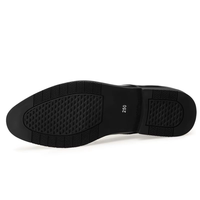 2025 New Men'S Quality Cowhide Leather Shoes British Business Extra Size 38-47 Soft Leather Man Split Leather Dress Shoes