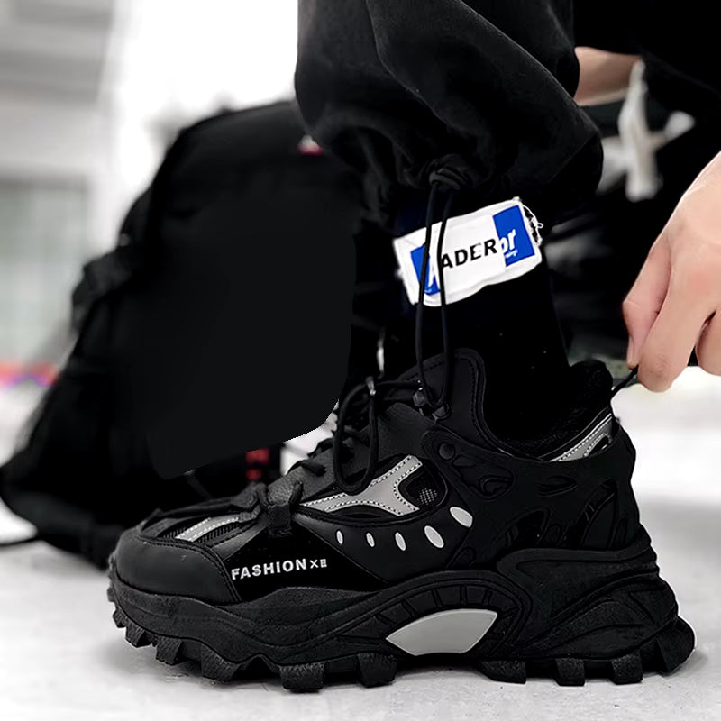 NEW Mens Sneakers Breathable Damping Sports Shoes Couple Casual Shoes Thick Sole Running Walking Shoes Trainers Sport Sneakers