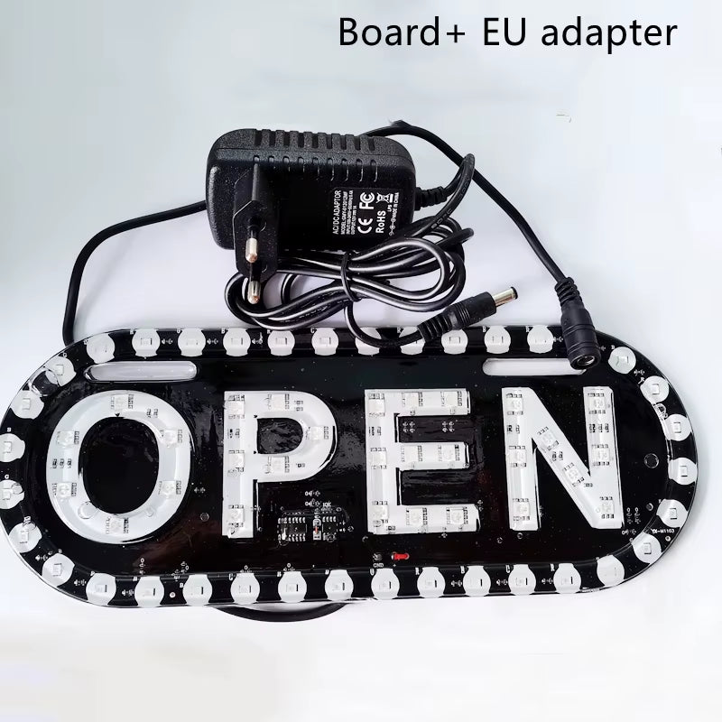 LED Advertising Light Advertising Signboards LED Board Display LED Open Working for Shop Banner Open LED Light DC12V