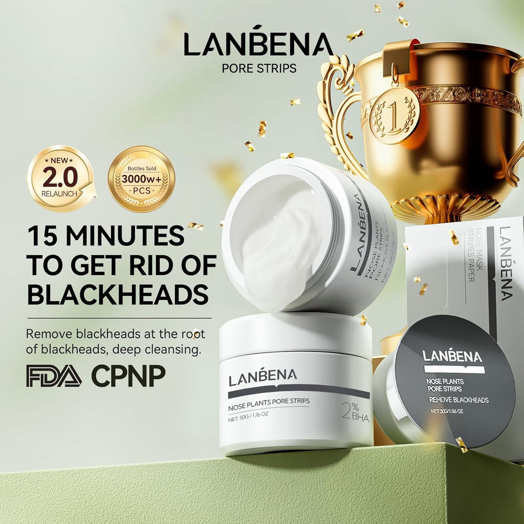 Bandelettes Pour Points Noirs (50 Grammes), 100 Pièces Masque Point Noir,  Patch Point Noir