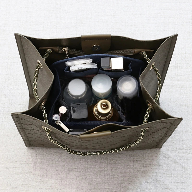 Backpack Organizer Insert Nylon Organizer Insert for Backpacks Rucksack Shoulder Bag Women Daypack Divider Foldable Don't Taxe That