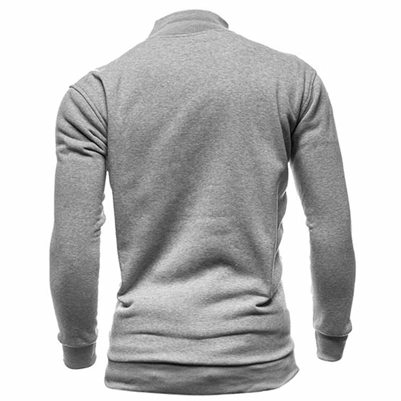 MRMT 2025 Brand New Men's No Hoodies Sweatshirts Zipper Stand Collar Men Sweatshirts For Male No Hooded Sweatshirt Man Pullover Don't Taxe That