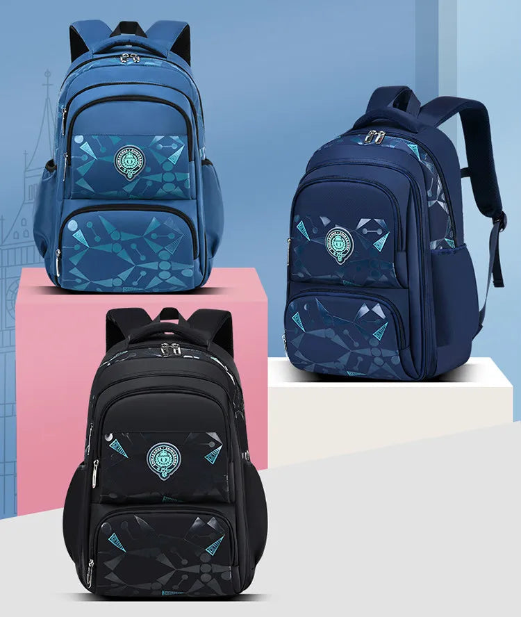 Waterproof Children School Bags for Boys Kids Backpack Primary Orthopedic School Backpacks Book Bags Schoolbag Mochila Infantil Don't Taxe That