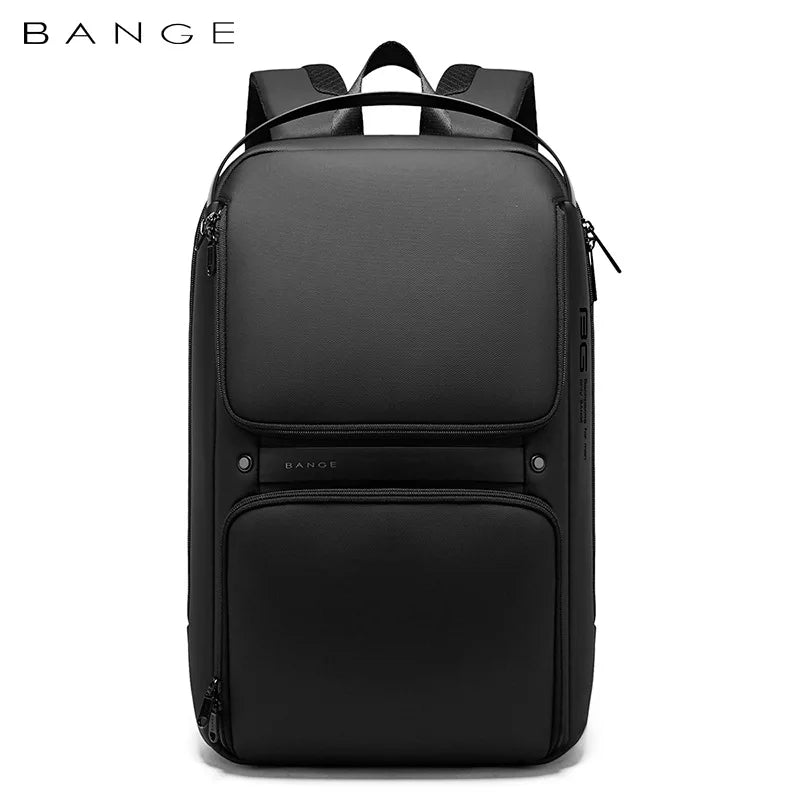 BANGE Original Unique Design Multi-Layer Space Business Backpacks Men Teenage USB External Charge 15.6 Laptop Traval Backpack Don't Taxe That