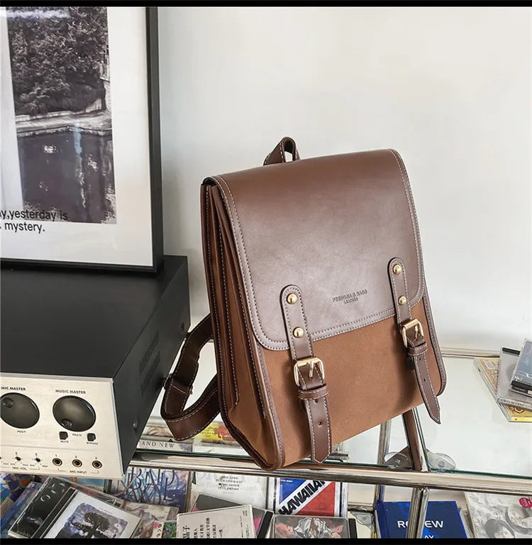 Preppy style women backpack Large Capacity Laptop Bag Casual School Backpacks for Girls patchwork Travel bags for Female totes Don't Taxe That