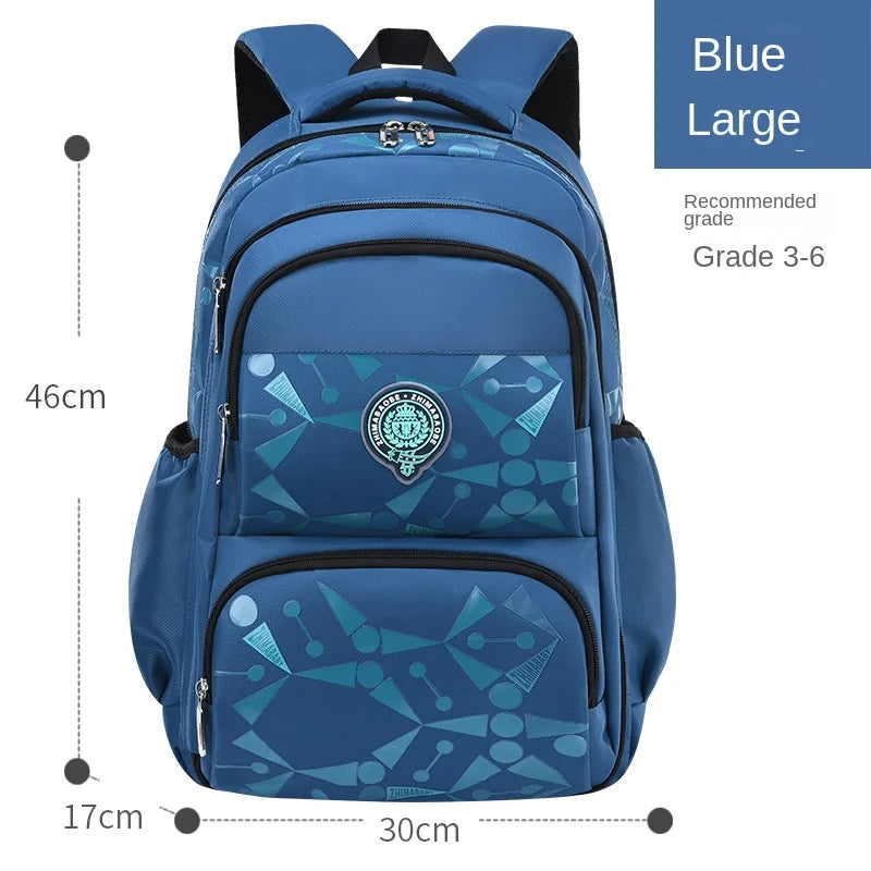 Waterproof Children School Bags for Boys Kids Backpack Primary Orthopedic School Backpacks Book Bags Schoolbag Mochila Infantil Don't Taxe That
