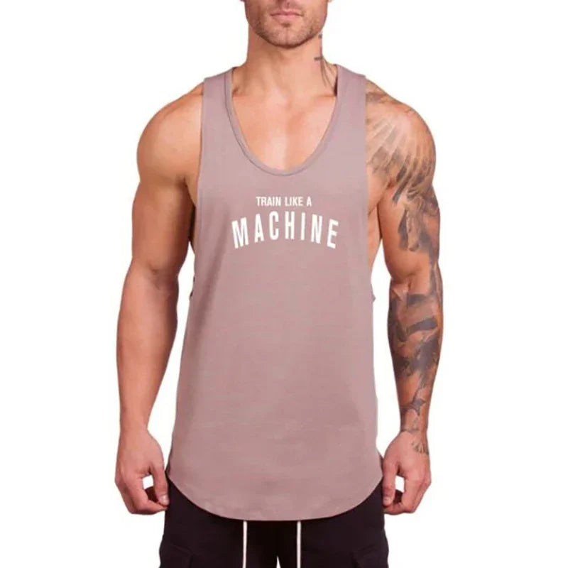 Brand gym clothing Men Bodybuilding and Fitness Stringer Tank Top Vest sportswear Undershirt muscle workout Singlets Don't Taxe That