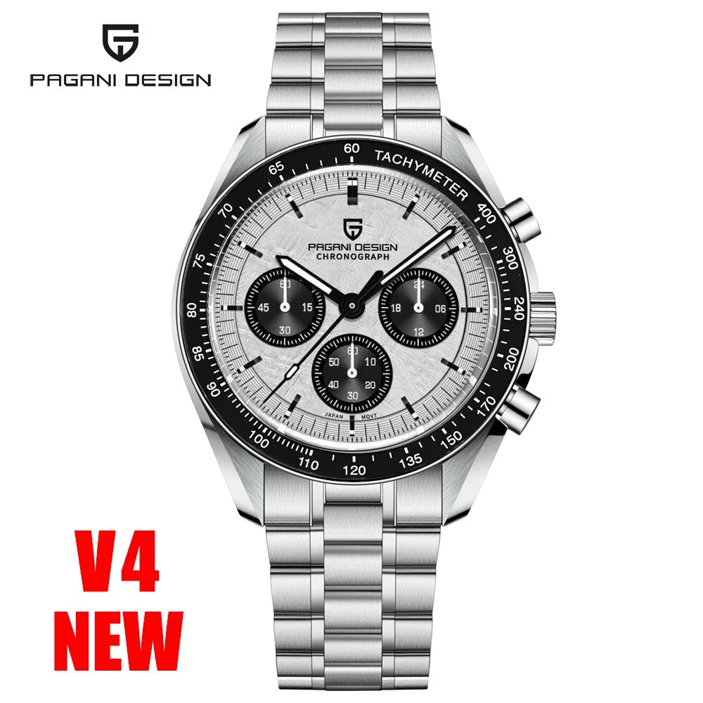 PAGANI DESIGN 2024 New Men's Watches Top Luxury Quartz Watch For Men Auto Date Speed Chronograph AR Sapphire Mirror Wrist watch Don't Taxe That