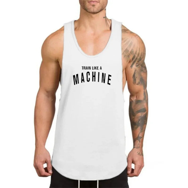 Brand gym clothing Men Bodybuilding and Fitness Stringer Tank Top Vest sportswear Undershirt muscle workout Singlets Don't Taxe That
