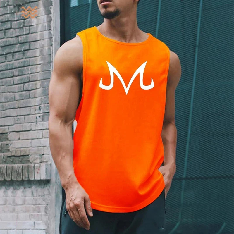 2024 Mens fitness gyms Tank top men Fitness sleeveless shirt Male mesh breathable Sports vest Undershirt Gyms Running Vest Men Don't Taxe That