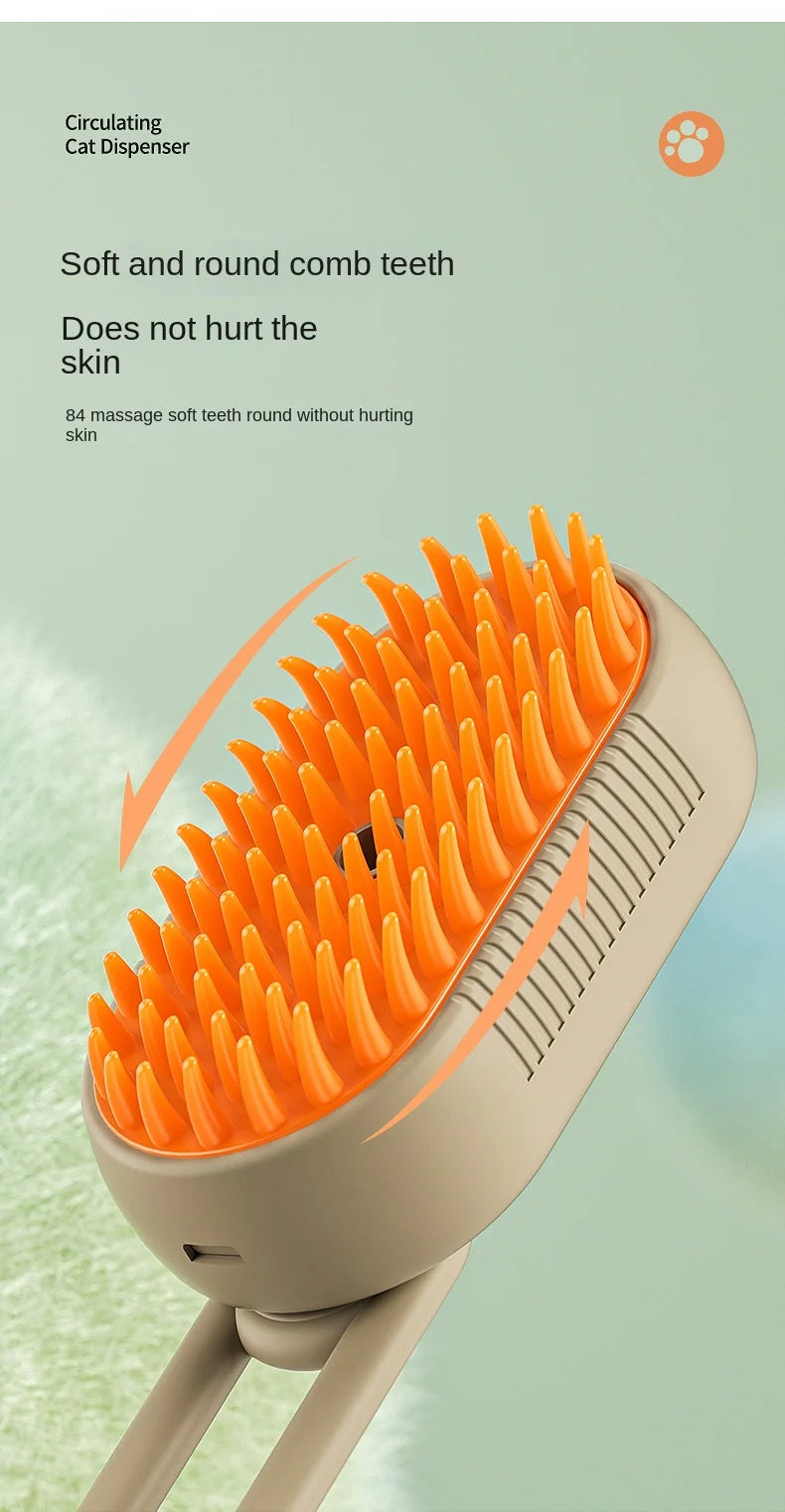 Cat Steam Brush Steamy Dog Brush 3 in 1 Electric Spray Cat Hair Brushes for Massage Pet Grooming Comb Hair Removal Combs Don't Taxe That