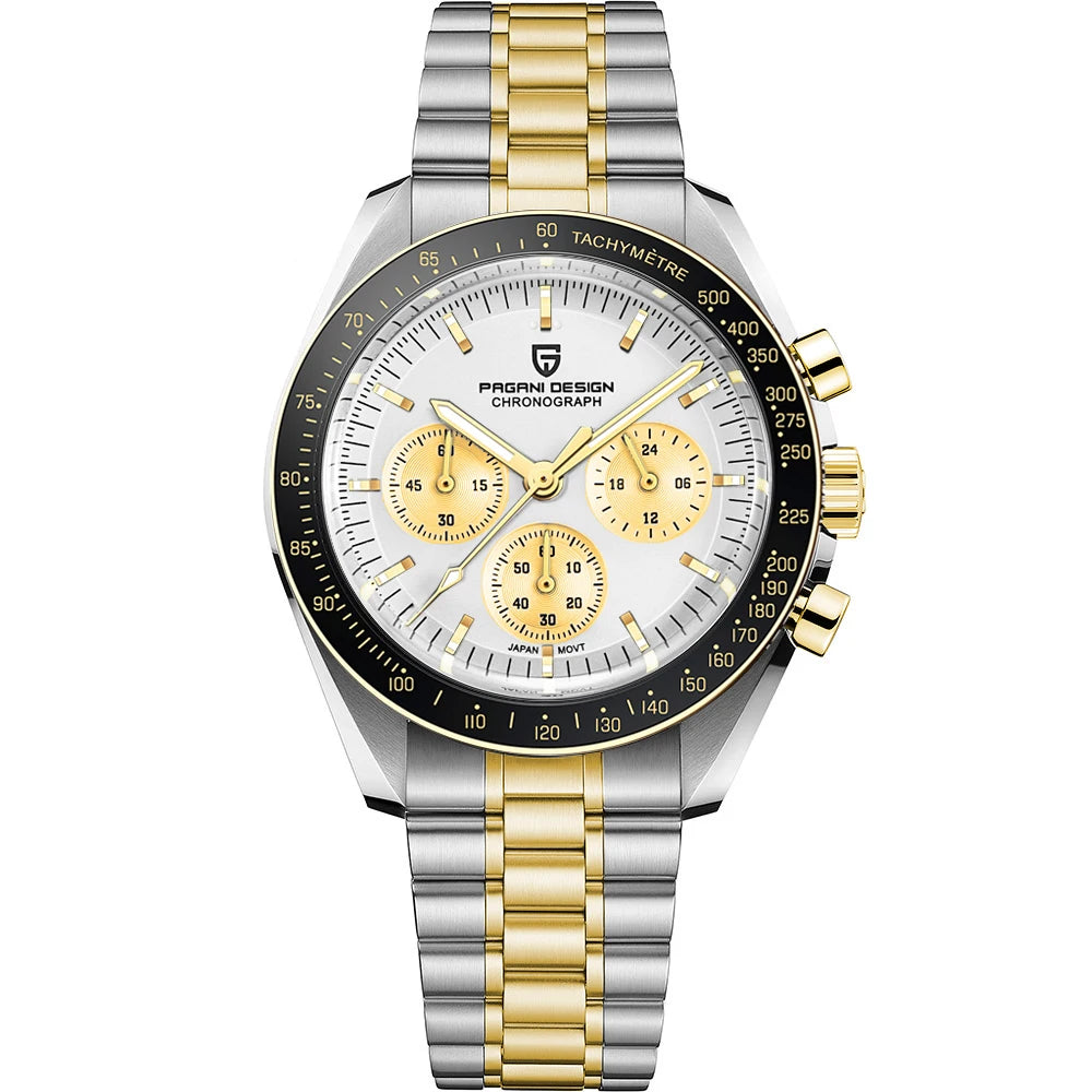 PAGANI DESIGN 2024 New Men's Watches Top Luxury Quartz Watch For Men Auto Date Speed Chronograph AR Sapphire Mirror Wrist watch Don't Taxe That