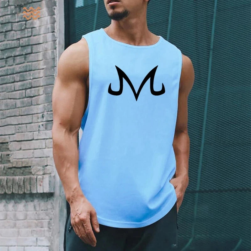 2024 Mens fitness gyms Tank top men Fitness sleeveless shirt Male mesh breathable Sports vest Undershirt Gyms Running Vest Men Don't Taxe That