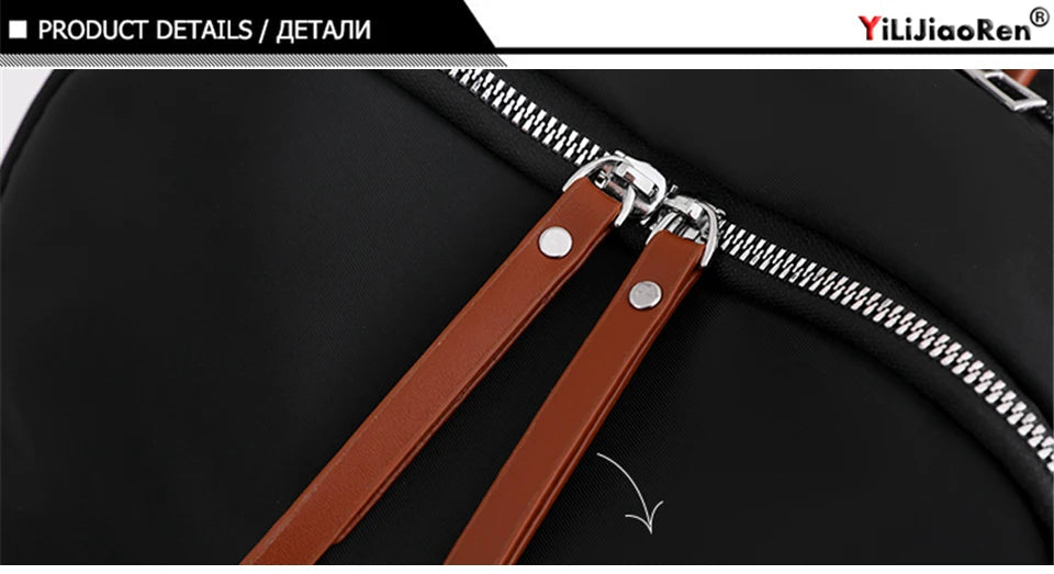 Waterproof Nylon Back Pack Women Business Laptop Backpacks Ladies Bagpack Travel Rucksack Large Capacity School Bag for Girls Don't Taxe That