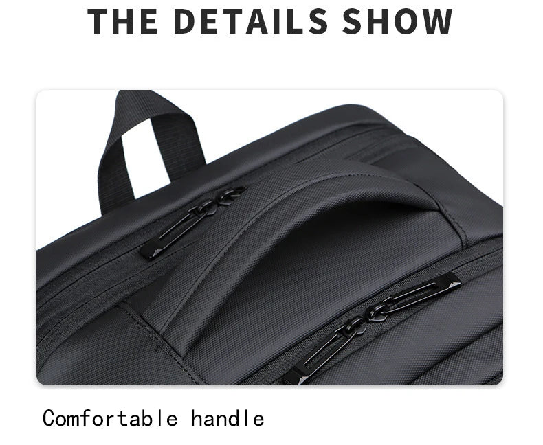 Expandable Men‘s 17 Inch Laptop Backpacks Waterproof Notebook Bag USB Schoolbag Sports Travel School Bag Pack Backpack For Male Don't Taxe That