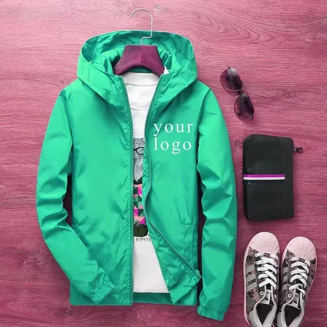 2024 New Fashion jacket Your Own Design Brand Logo/Picture Personalized Custom Anywhere Men Women DIY Thin sun protection jacket Don't Taxe That