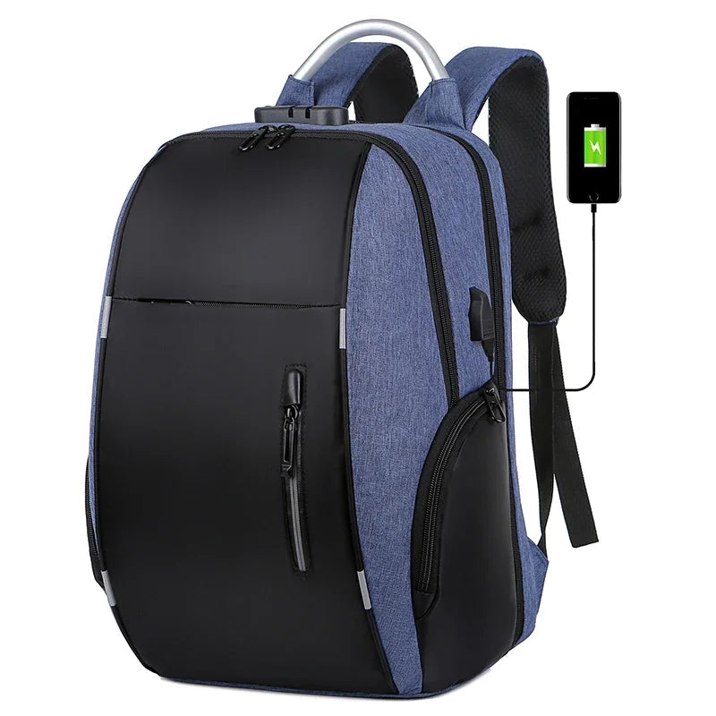 Men Backpacks Anti-Theft 22L USB Charging Travel Backpack 15.6 Inch Laptop Backpacks Male Waterproof Outdoor Sport School Bags Don't Taxe That