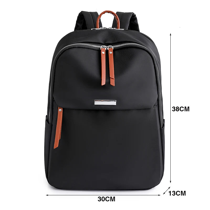 Waterproof Nylon Back Pack Women Business Laptop Backpacks Ladies Bagpack Travel Rucksack Large Capacity School Bag for Girls Don't Taxe That