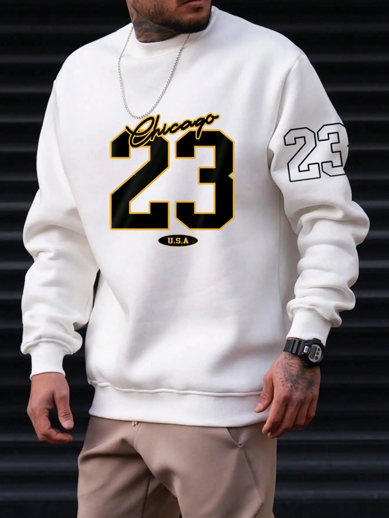 23 USA Art Letter Design Men Clothes Street Style Fleece Sweatshirts Autumn Casual Hoodies Fashionable Crewneck Pullovers Hoody Don't Taxe That