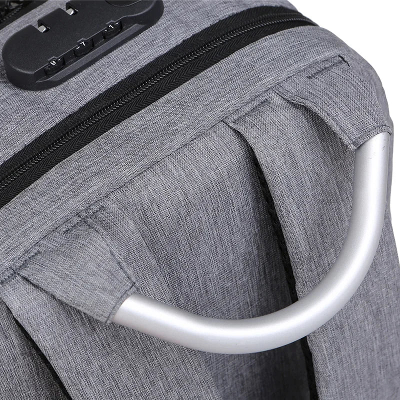 Men Backpacks Anti-Theft 22L USB Charging Travel Backpack 15.6 Inch Laptop Backpacks Male Waterproof Outdoor Sport School Bags Don't Taxe That