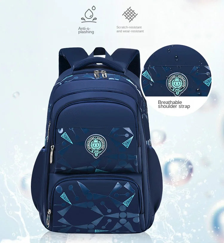 Waterproof Children School Bags for Boys Kids Backpack Primary Orthopedic School Backpacks Book Bags Schoolbag Mochila Infantil Don't Taxe That