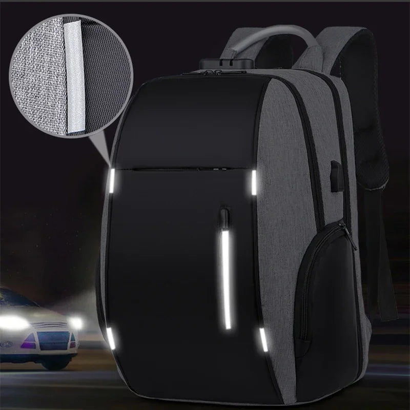 Men Backpacks Anti-Theft 22L USB Charging Travel Backpack 15.6 Inch Laptop Backpacks Male Waterproof Outdoor Sport School Bags Don't Taxe That