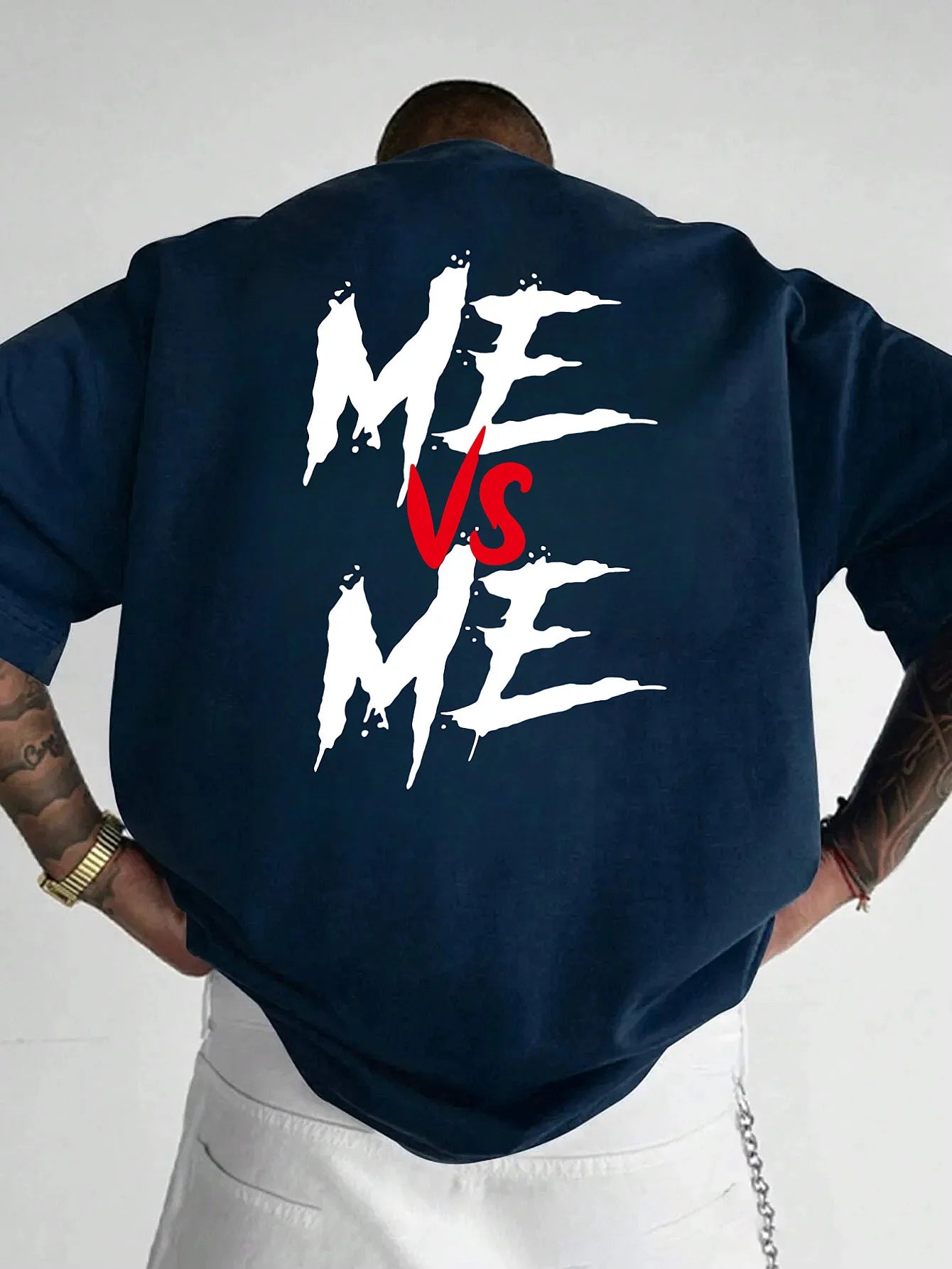 Printed with Letter Pattern T-shirt Men's Summer Casual Versatile Comfortable Loose Short-sleeved Crew Neck Top Men's Clothing Don't Taxe That