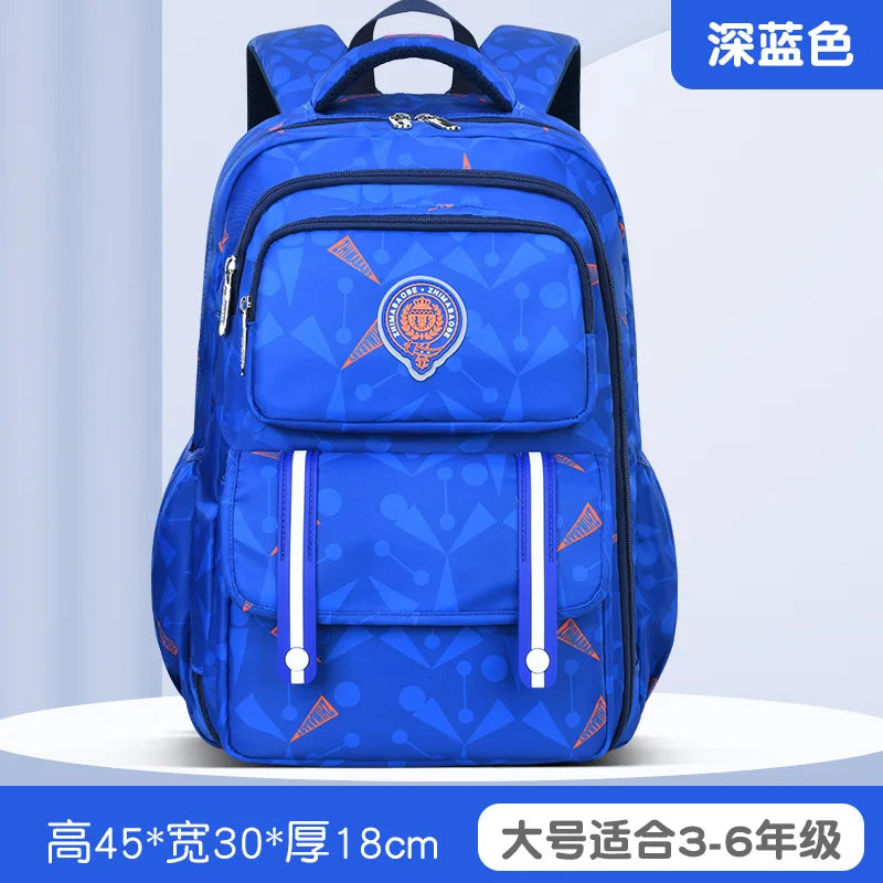 Waterproof Children School Bags for Boys Kids Backpack Primary Orthopedic School Backpacks Book Bags Schoolbag Mochila Infantil Don't Taxe That