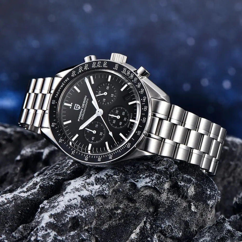 PAGANI DESIGN 2024 New Men's Watches Top Luxury Quartz Watch For Men Auto Date Speed Chronograph AR Sapphire Mirror Wrist watch Don't Taxe That