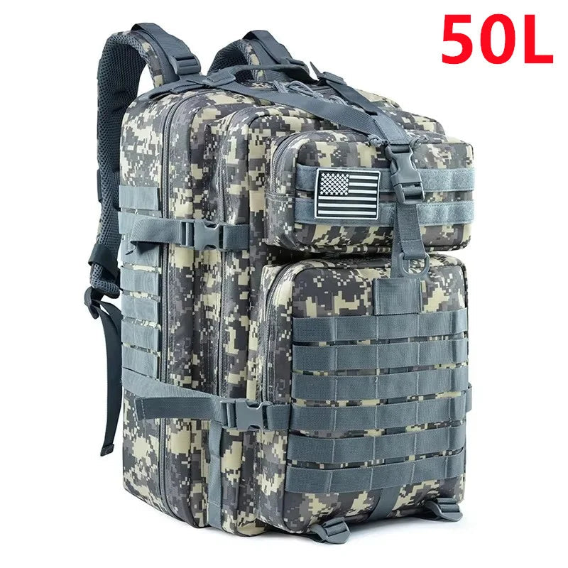 30L/50L Man Tactical Backpacks For Hunting Outdoor Traveling Bag camping equipment back pack Hiking travel backpack EDC Molle Don't Taxe That