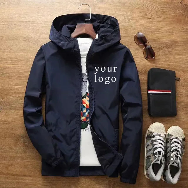 2024 New Fashion jacket Your Own Design Brand Logo/Picture Personalized Custom Anywhere Men Women DIY Thin sun protection jacket Don't Taxe That