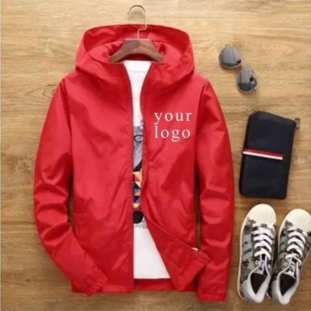 2024 New Fashion jacket Your Own Design Brand Logo/Picture Personalized Custom Anywhere Men Women DIY Thin sun protection jacket Don't Taxe That