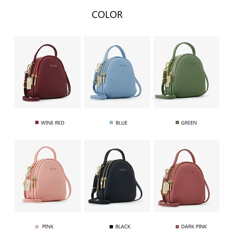 Mini High Quality Women Backpack Female Korean Version Simple Ladies Leisure Handbag Large Capacity Backpacks Female School Bag Don't Taxe That