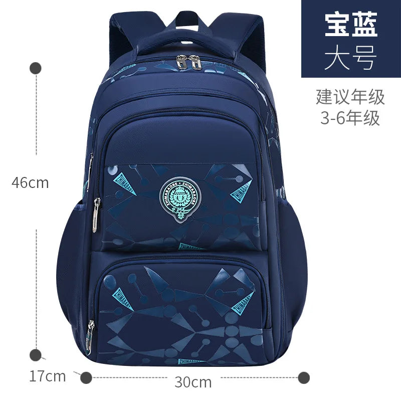 Waterproof Children School Bags for Boys Kids Backpack Primary Orthopedic School Backpacks Book Bags Schoolbag Mochila Infantil Don't Taxe That