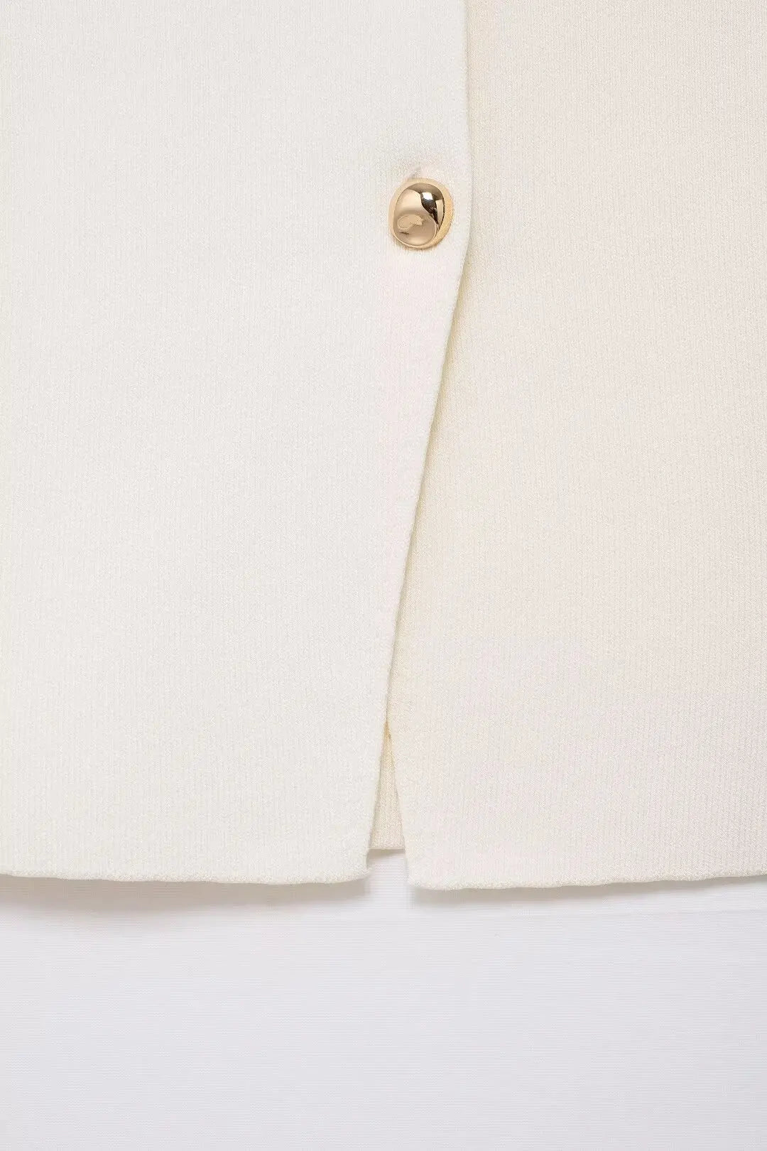 TRAFZA Women 2 Piece Set V-Neck Sleeveless Button Knitted Vest Top+Elegant Splicing High Waist Zipper Long Skirts Holiday Suits Don't Taxe That