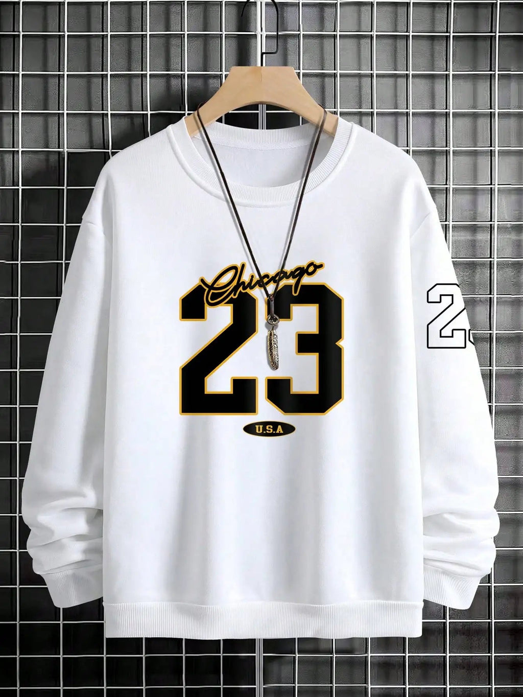 23 USA Art Letter Design Men Clothes Street Style Fleece Sweatshirts Autumn Casual Hoodies Fashionable Crewneck Pullovers Hoody Don't Taxe That