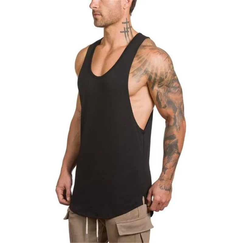 Brand gym clothing Men Bodybuilding and Fitness Stringer Tank Top Vest sportswear Undershirt muscle workout Singlets Don't Taxe That