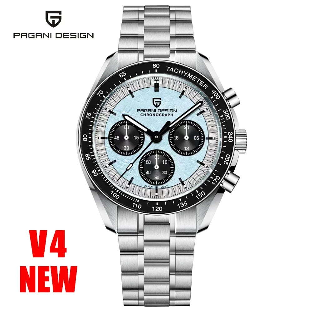 PAGANI DESIGN 2024 New Men's Watches Top Luxury Quartz Watch For Men Auto Date Speed Chronograph AR Sapphire Mirror Wrist watch Don't Taxe That