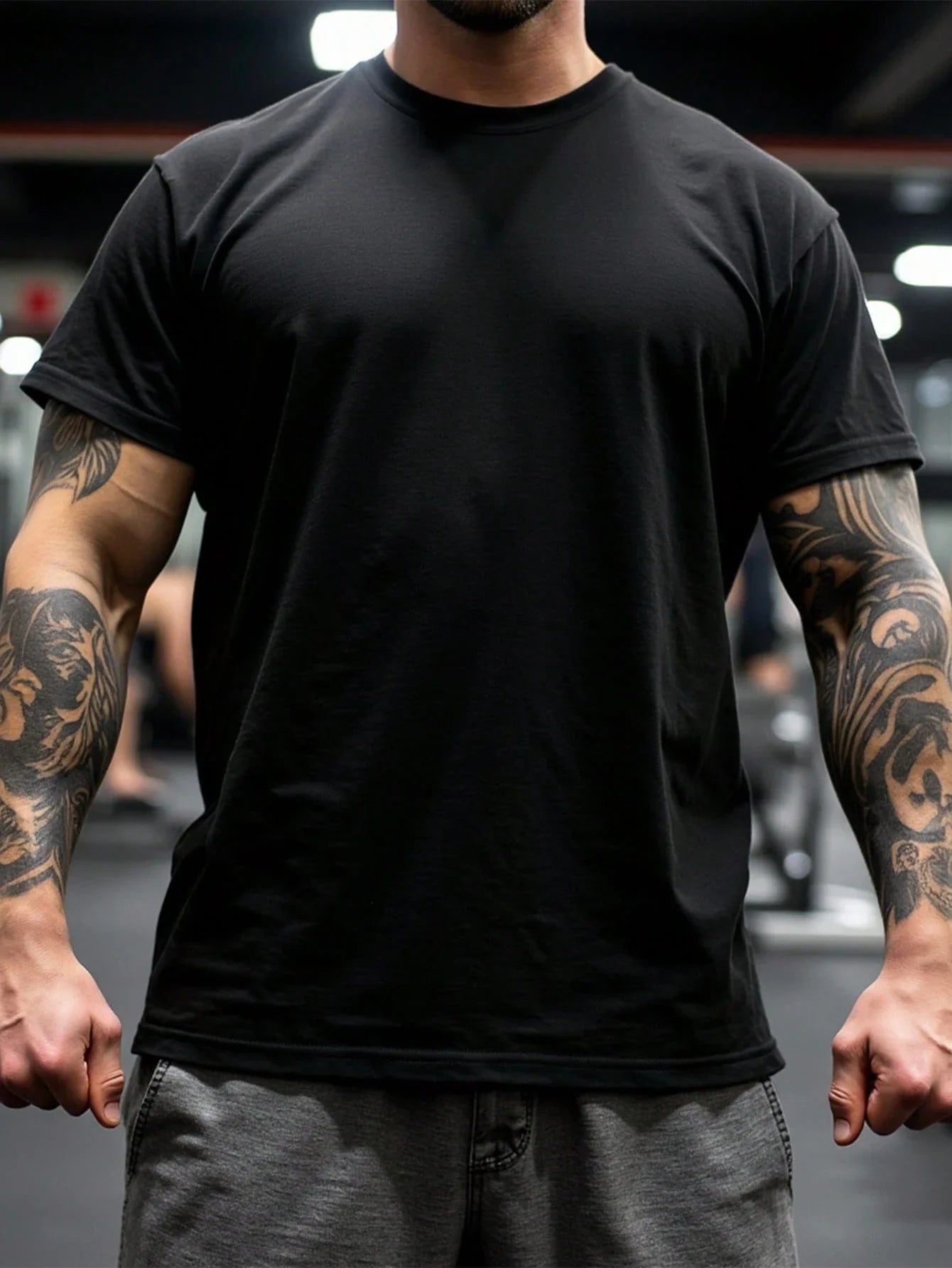 2025 Hot Sale Plus Size Men's Gorilla Logo Print Short Sleeve Sports T-Shirt Soft and Comfortable Cotton T-shirt Don't Taxe That