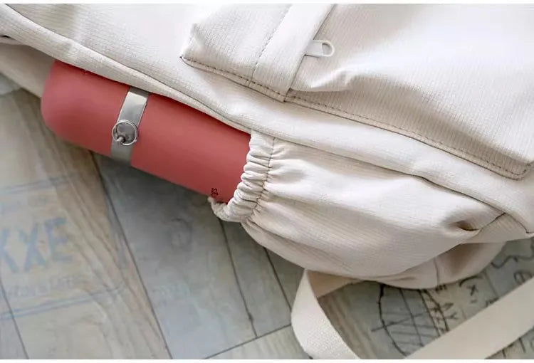 New Waterproof Nylon Women Backpack Female Travel Bag Backpacks Schoolbag for Teenage Girls Solid Color Bookbag Mochila Bookbag Don't Taxe That