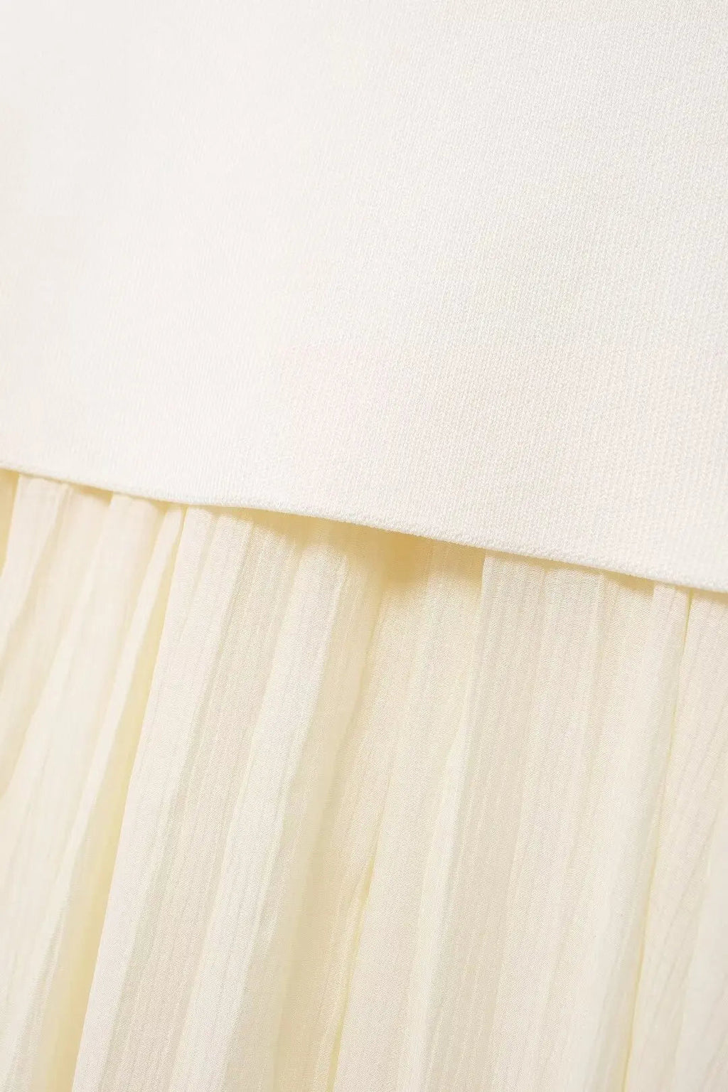 TRAFZA Women 2 Piece Set V-Neck Sleeveless Button Knitted Vest Top+Elegant Splicing High Waist Zipper Long Skirts Holiday Suits Don't Taxe That